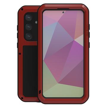 Samsung Galaxy S24+ Love Mei Powerful Hybrid Case - Red