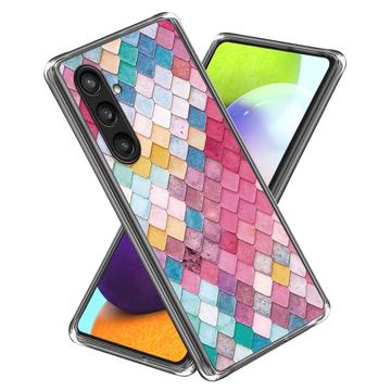 Samsung Galaxy S24+ Stylish Ultra-Slim TPU Case - Rainbow Rhombus