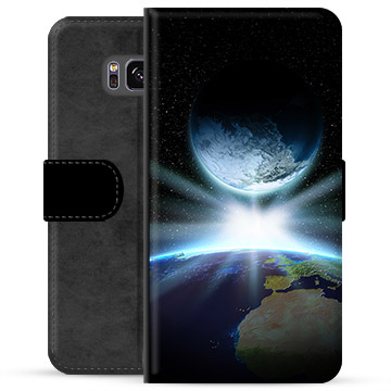 Samsung Galaxy S8+ Premium Wallet Case - Space