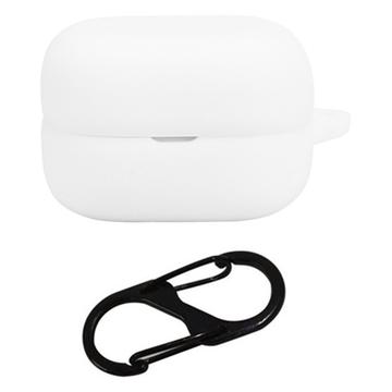 Sony LinkBuds Open Silicone Case with Carabiner - White