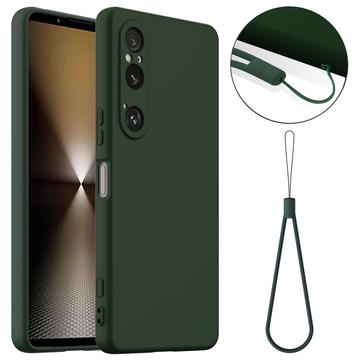 Sony Xperia 1 VI Liquid Silicone Case - MagSafe Compatible - Dark Green