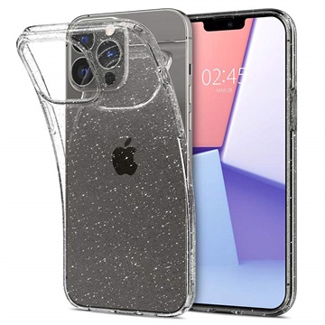 Spigen Liquid Crystal Glitter iPhone 13 Pro TPU Case - Transparent