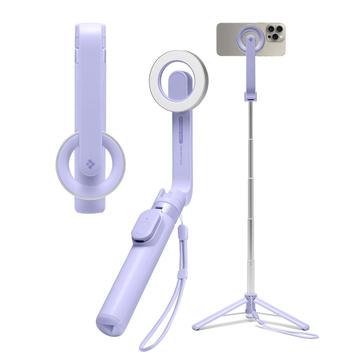 Spigen S571W Selfie Stick / Tripod - MagSafe Compatible - Lavender