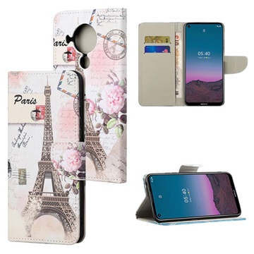 Style Series Nokia 5.4 Wallet Case - Eiffel Tower