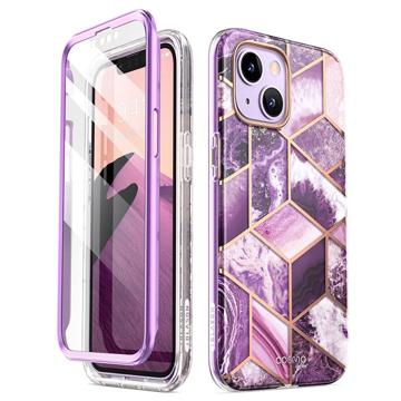 Supcase Cosmo iPhone 14 Plus Hybrid Case - Purple Marble