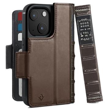 Twelve South BookBook iPhone 13 Mini Wallet Leather Case - Brown