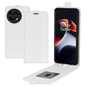 OnePlus 11R/Ace 2 Vertical Flip Case with Card Holder - White