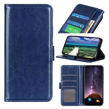 Huawei Nova 9/Honor 50 Wallet Case with Magnetic Closure - Blue