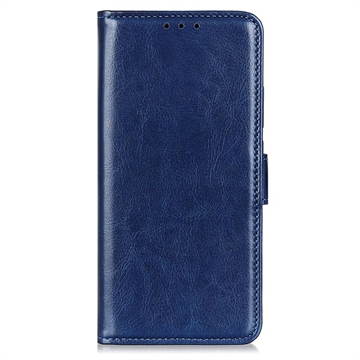 iPhone 15 Pro Wallet Case with Magnetic Closure - Blue