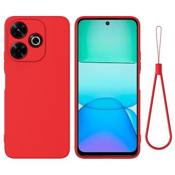 Xiaomi Poco M6 Plus Liquid Silicone Case - Red