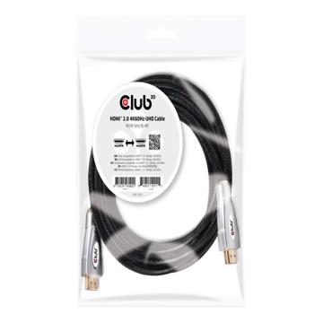 Photos - Cable (video, audio, USB) Club-3D Club 3D High Speed HDMI 2.0 4K 60Hz UHD Cable - 5m 