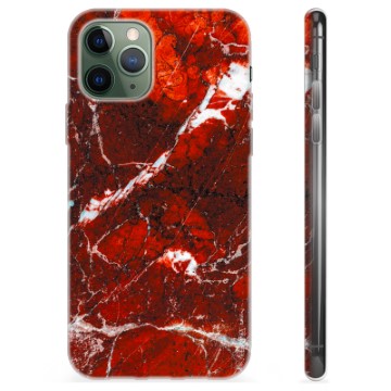 iPhone 11 Pro TPU Case - Red Marble