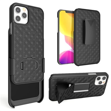 iPhone 12 Pro Max Hybrid Case with Belt Clip - Black