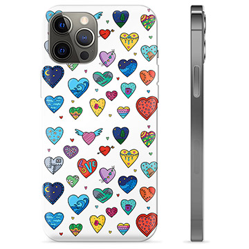 iPhone 12 Pro Max TPU Case - Hearts