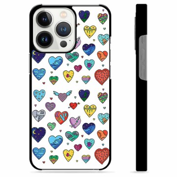 iPhone 13 Pro Protective Cover - Hearts