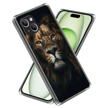 iPhone 15 Plus Stylish Ultra-Slim TPU Case - Lion