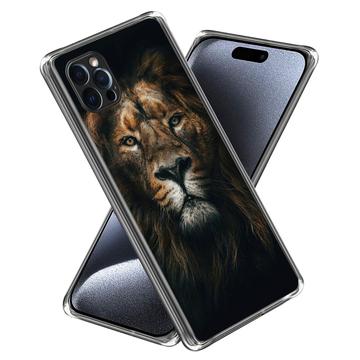 iPhone 15 Pro Stylish Ultra-Slim TPU Case - Lion