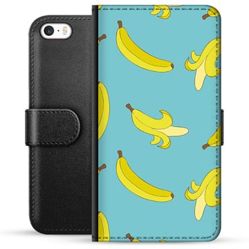 iPhone 5/5S/SE Premium Wallet Case - Bananas