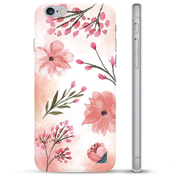 iPhone 6 / 6S TPU Case - Pink Flowers
