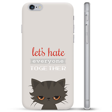 iPhone 6 / 6S TPU Case - Angry Cat