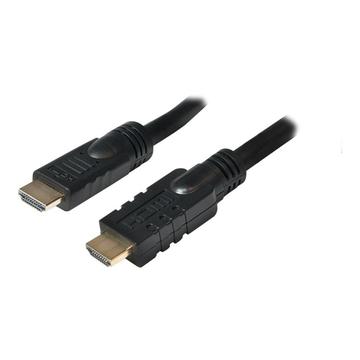Photos - Cable (video, audio, USB) LogiLink CHA0015 High-Speed HDMI Cable with Ethernet - 15m - Black 