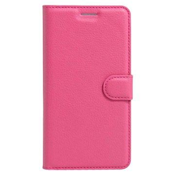 iPhone 7/8/SE (2020) Textured Wallet Case - Hot Pink