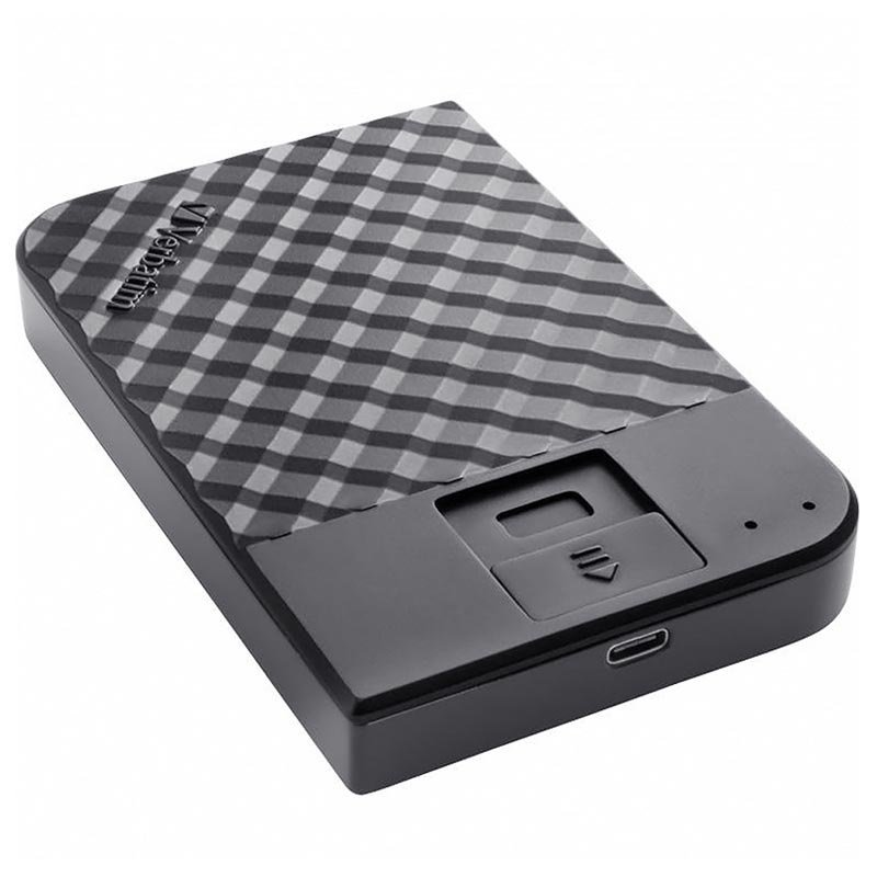 Portable HDD with Fingerprint Scanner from Verbatim