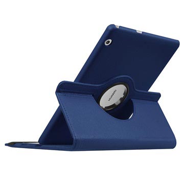 Bolsa tipo Fólio Rotativa para Huawei MediaPad T3 10 - Azul-Escuro