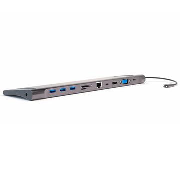 4smarts 11-in-1 USB-C Hub / Laptop Stand - Grey