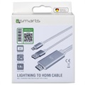 4smarts Lightning / HDMI 4K UHD Adapter - iPhone, iPad, iPod - 1.8m