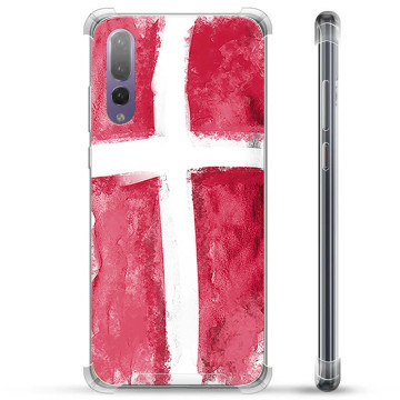 Huawei P20 Pro Hybrid Case - Danish Flag