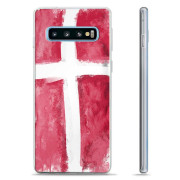 Samsung Galaxy S10+ TPU Case - Danish Flag