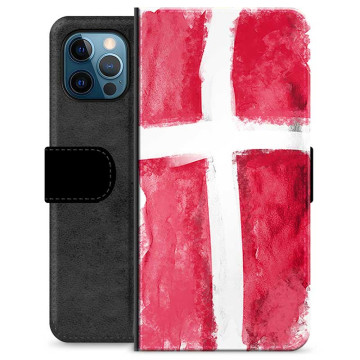 iPhone 12 Pro Premium Flip Case - Danish Flag