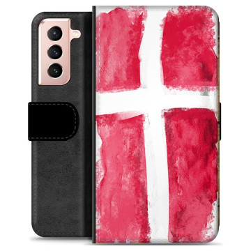 Samsung Galaxy S21 5G Premium Flip Case - Danish Flag