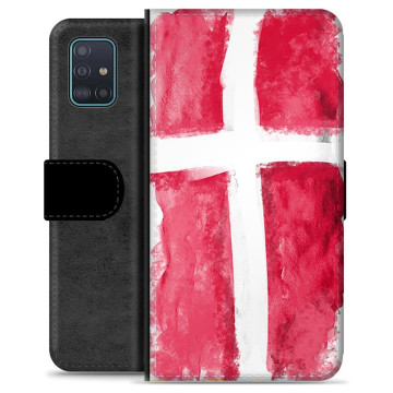 Samsung Galaxy A51 Premium Flip Case - Danish Flag