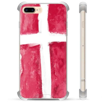 iPhone 7 Plus / iPhone 8 Plus Hybrid Case - Danish Flag