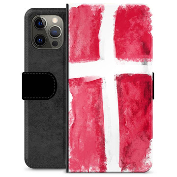 iPhone 12 Pro Max Premium Flip Case - Danish Flag
