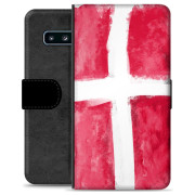Samsung Galaxy S10 Premium Flip Case - Danish Flag