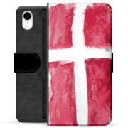 iPhone XR Premium Flip Case - Danish Flag