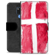 Huawei Mate 20 Premium Flip Case - Danish Flag