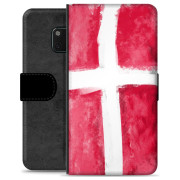 Huawei Mate 20 Pro Premium Flip Case - Danish Flag