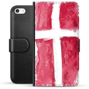 iPhone 5/5S/SE Premium Flip Case - Danish Flag