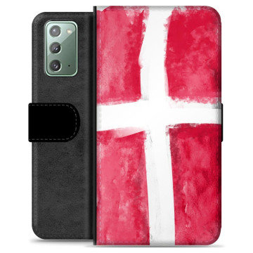 Samsung Galaxy Note20 Premium Flip Case - Danish Flag