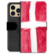 iPhone 13 Pro Max Premium Flip Case - Danish Flag