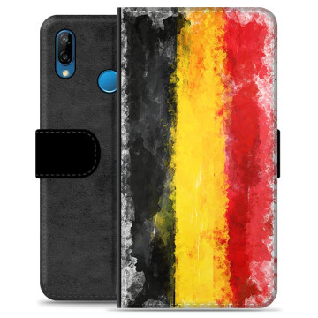 Huawei P30 Lite Premium Flip Case - German Flag