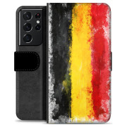 Samsung Galaxy S21 Ultra 5G Premium Flip Case - German Flag