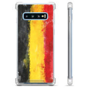 Samsung Galaxy S10 Hybrid Case - German Flag