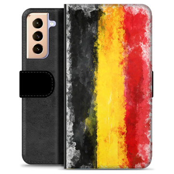 Samsung Galaxy S21+ 5G Premium Flip Case - German Flag