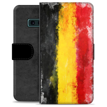 Samsung Galaxy S10e Premium Flip Case - German Flag