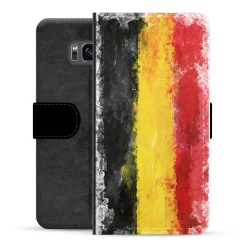 Samsung Galaxy S8 Premium Flip Case - German Flag